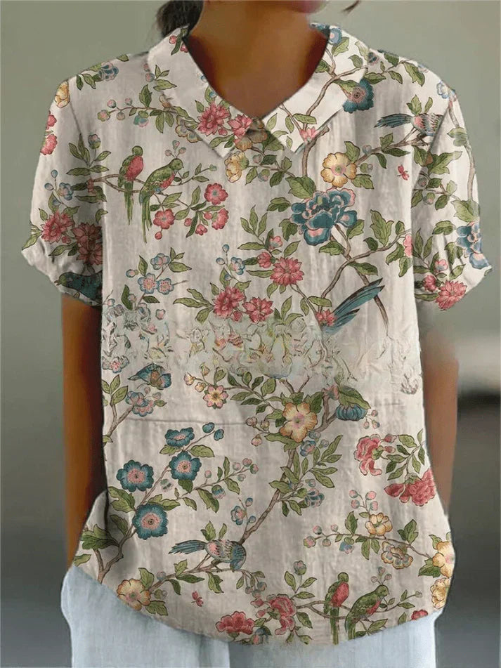 Naomi - Soft Floral Blouse