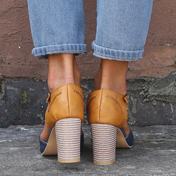 Nancy - Chic Block Heel Sandals