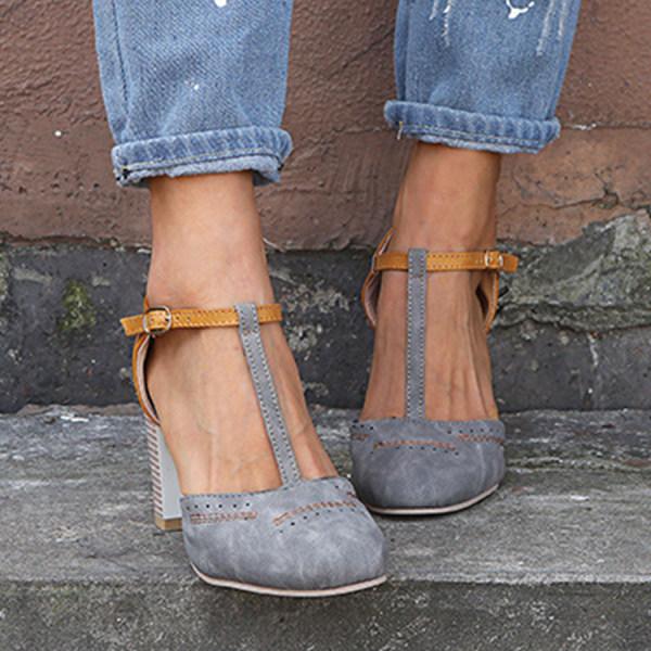 Nancy - Chic Block Heel Sandals