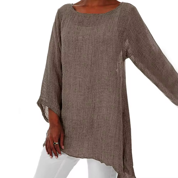 Gracie - Breezy Sheer Blouse
