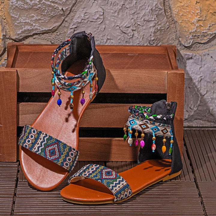 Marissa - Playful Flat Sandals