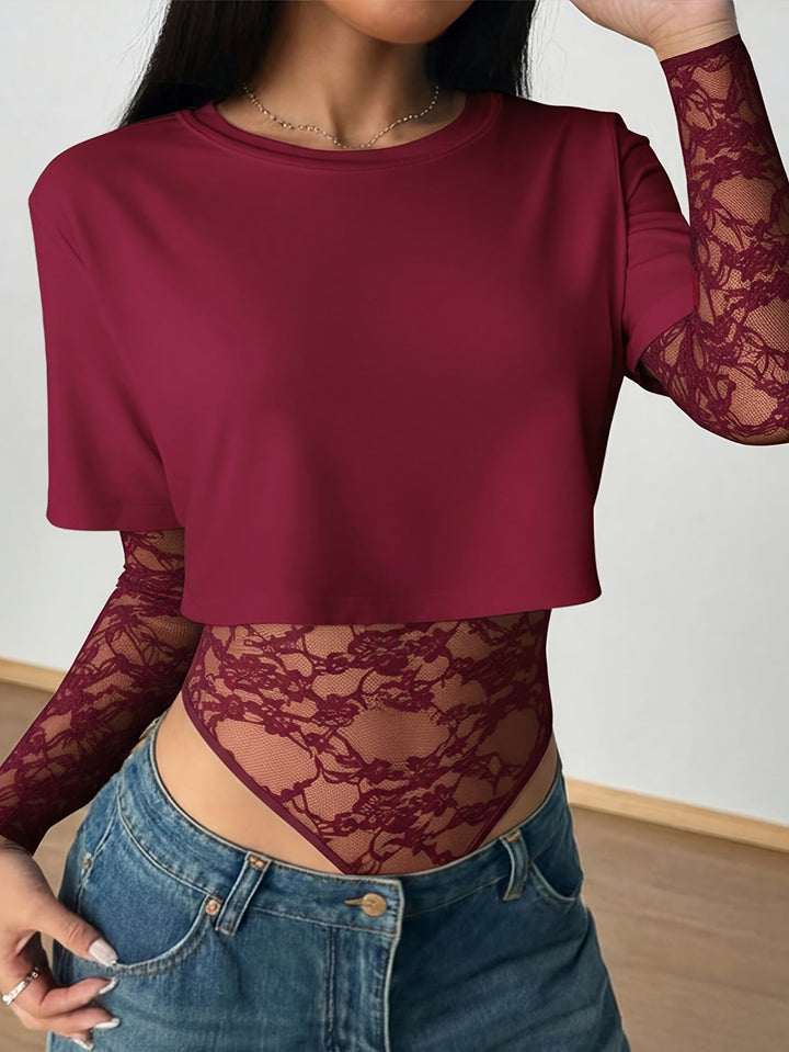 Natasha - Elegant Lace Blouse