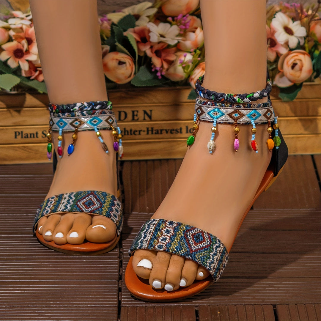 Marissa - Playful Flat Sandals
