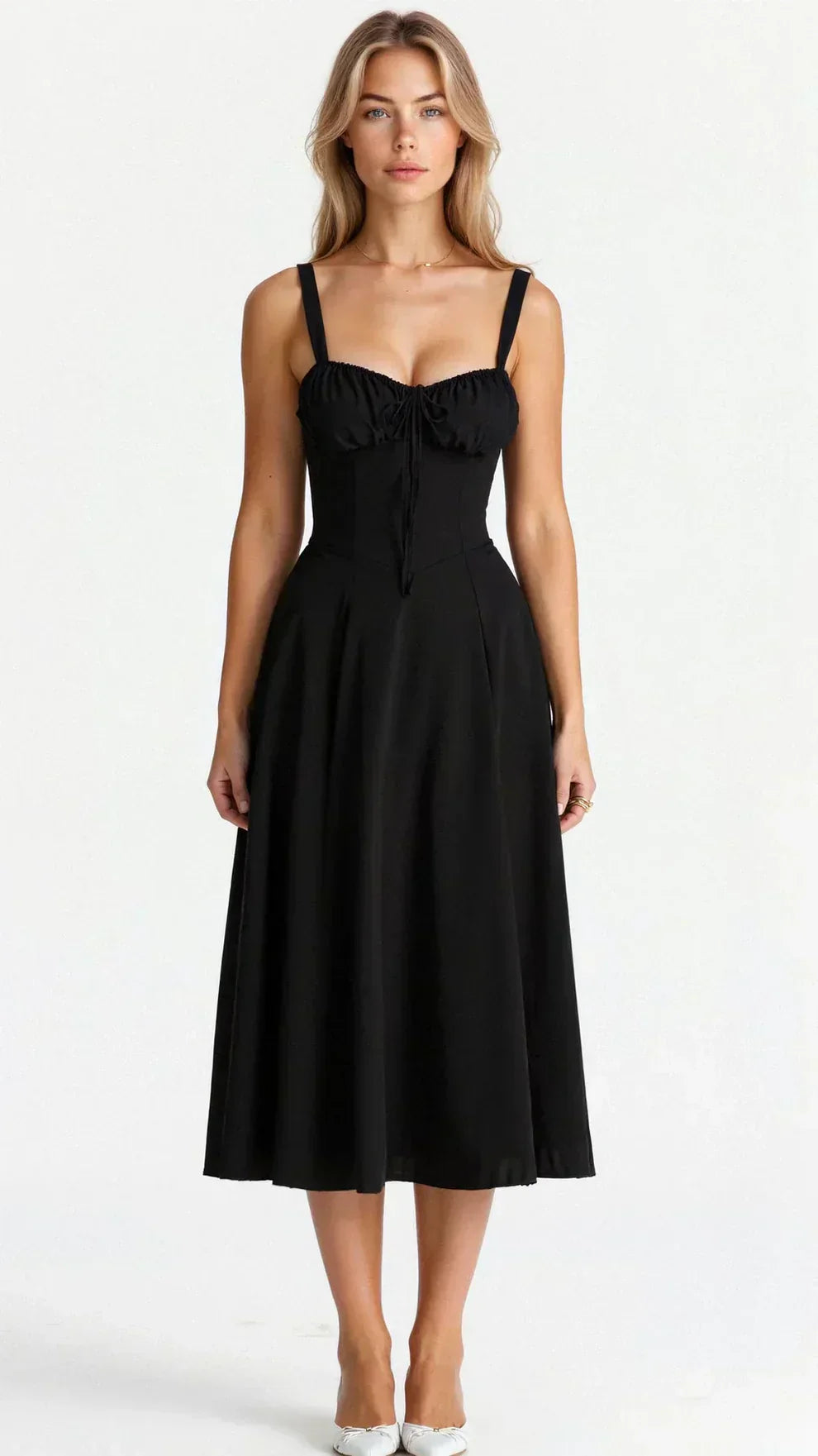 Daphne - Silky Midi Dress