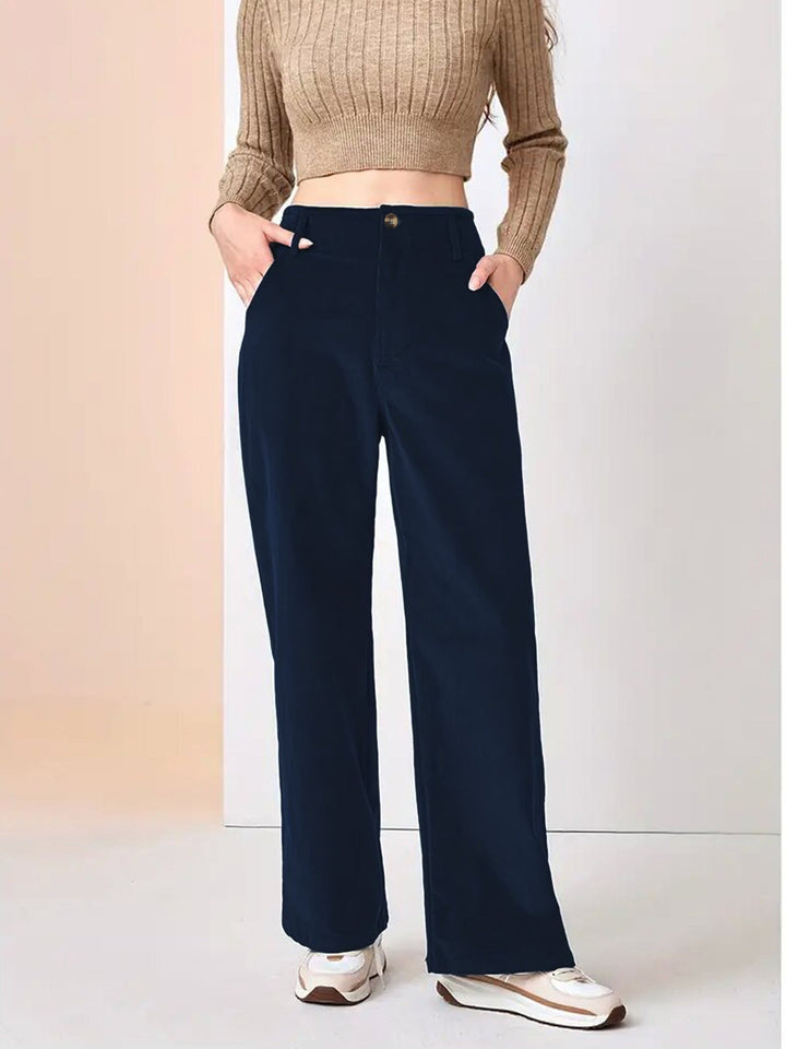 Nadine - Plush Wide-Leg Pants