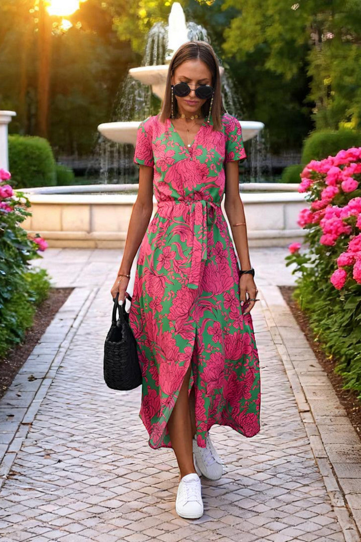 Annie - Fluid Floral Dress
