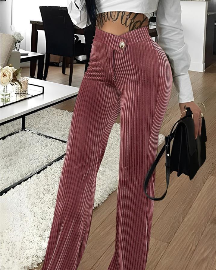 Libby - Plush Corduroy Pants