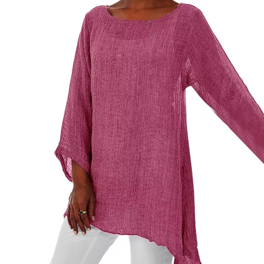 Gracie - Breezy Sheer Blouse
