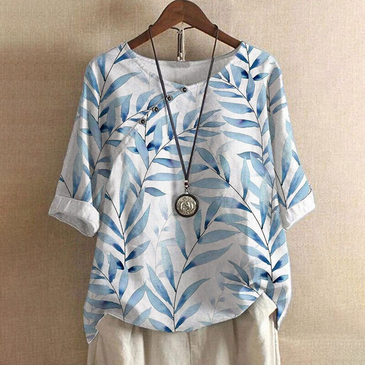 Teresa - Airy Leaf Blouse