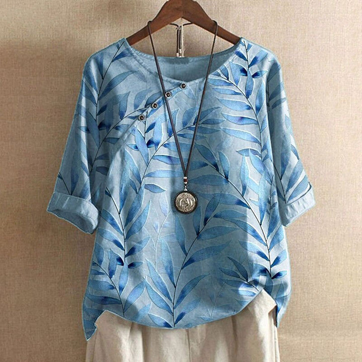Teresa - Airy Leaf Blouse