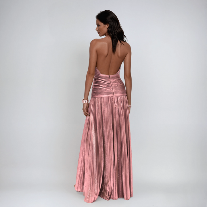 Portia - Shimmering Silk Dress