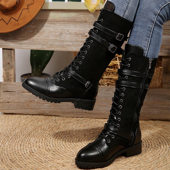 Xabrina - Sturdy Combat Boots