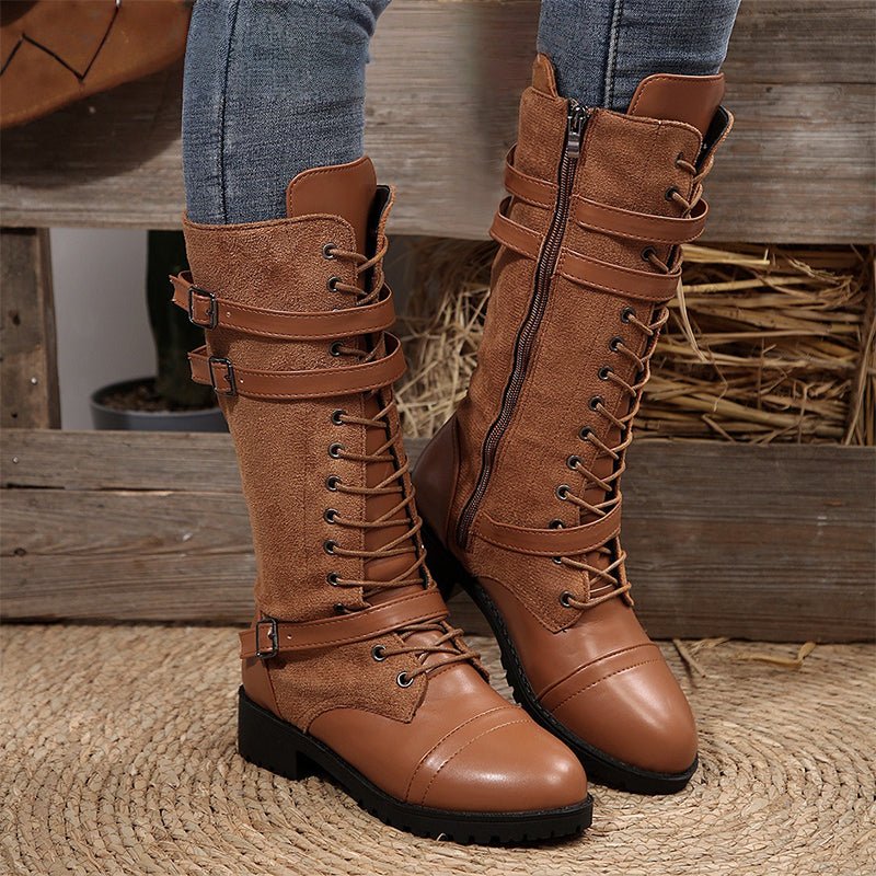 Xabrina - Sturdy Combat Boots