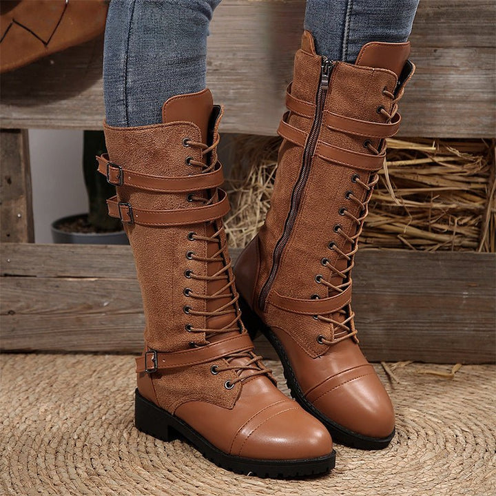 Xabrina - Sturdy Combat Boots
