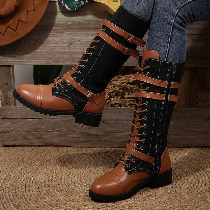 Xabrina - Sturdy Combat Boots