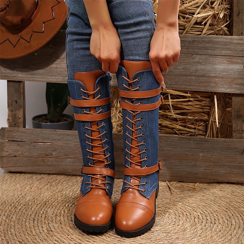 Xabrina - Sturdy Combat Boots