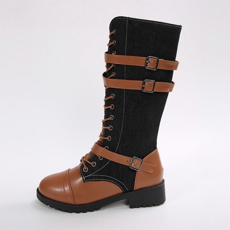 Xabrina - Sturdy Combat Boots