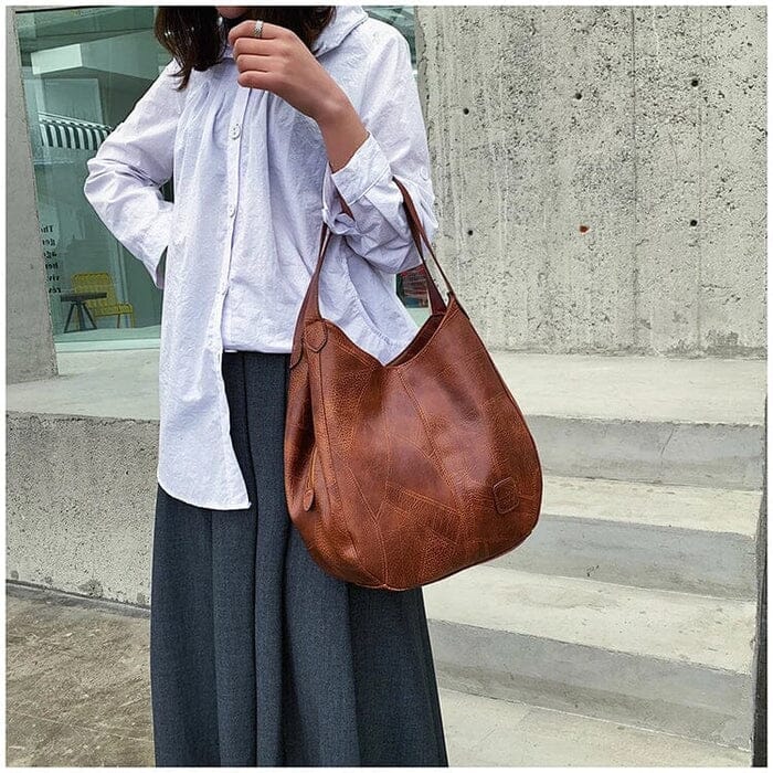 Gina - Relaxed Leather Tote