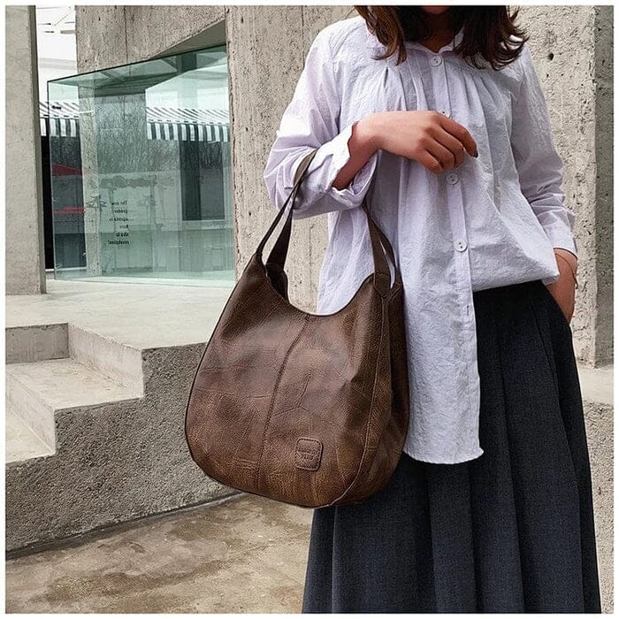 Gina - Relaxed Leather Tote