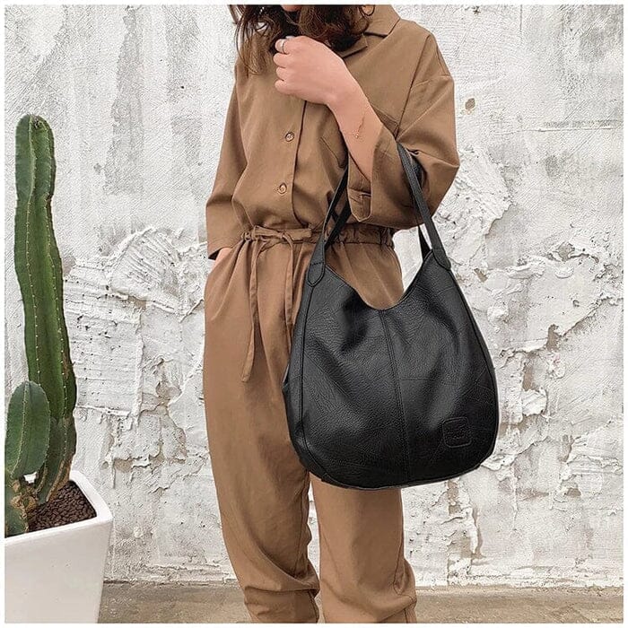 Gina - Relaxed Leather Tote