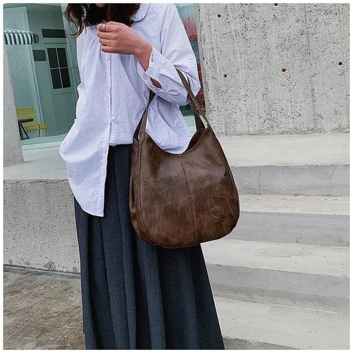 Gina - Relaxed Leather Tote