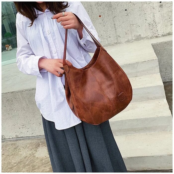 Gina - Relaxed Leather Tote